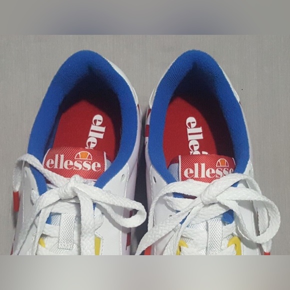 Ellesse Tanker LO OG LTHR AF White Athletic Sneakers Size 7 NEW - Picture 8 of 9